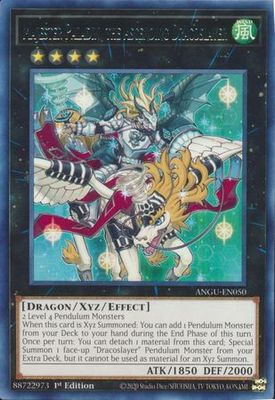 Majester Paladin, the Ascending Dracoslayer - ANGU-EN050 - Rare 1st Edition Ancient Guardians 1st Edition Singles (espanol)