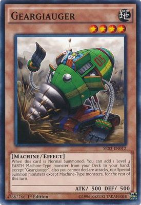 Geargiauger - SR03-EN012 - Common 1st Edition Structure Deck: Machine Reactor 1st Edition Singles