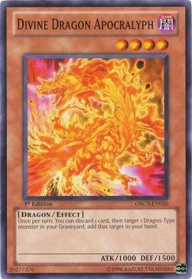 Divine Dragon Apocralyph - ORCS-EN036 - Common 1st Edition Order of Chaos 1st Edition Singles