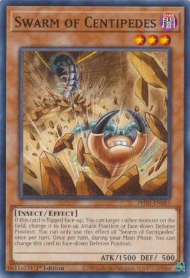 Swarm of Centipedes - PHNI-EN085 - Common 1st Edition Phantom Nightmare 1st Edition Singles (espanol)