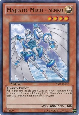 Majestic Mech - Senku - YS11-EN016 - Common 1st Edition Starter Deck: Dawn of the Xyz 1st Edition Singles
