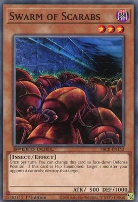 Swarm of Scarabs - SBCB-EN152 - Common 1st Edition Speed Duel Battle City Box 1st Edition Singles