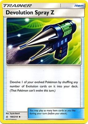 Devolution Spray Z - 166/214 - Uncommon Sun &amp; Moon: Unbroken Bonds Singles