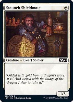 Staunch Shieldmate 039/274 Magic 2021 (M21) Singles