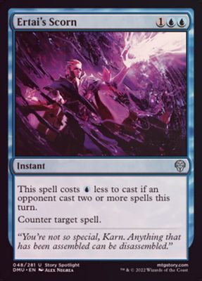 Ertai&#39;s Scorn 048/281 - Foil Dominaria United Foil Singles