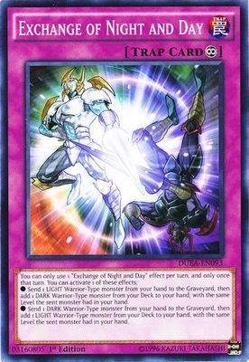 Exchange of Night and Day - DUEA-EN093 - Common 1st Edition Duelist Alliance 1st Edition Singles
