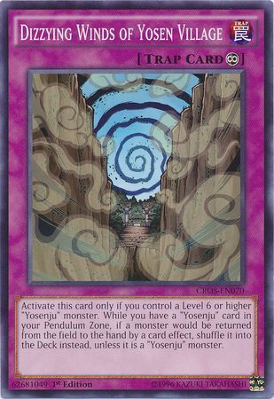 Dizzying Winds of Yosen Village - CROS-EN070 - Common 1st Edition Crossed Souls 1st Edition Singles