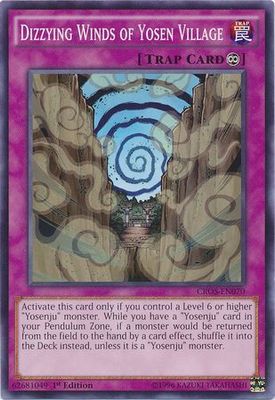 Dizzying Winds of Yosen Village - CROS-EN070 - Common 1st Edition Crossed Souls 1st Edition Singles