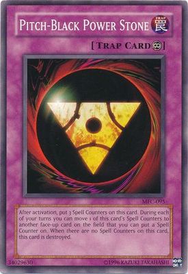 Pitch-Black Power Stone - MFC-095 - Common Unlimited Magician&#39;s Force [MFC] Unlimited Singles
