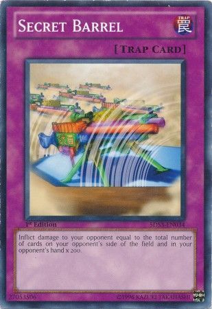 Secret Barrel - 5DS3-EN034 - Common 1st Edition Starter Deck: Duelist Toolbox 1st Edition Singles