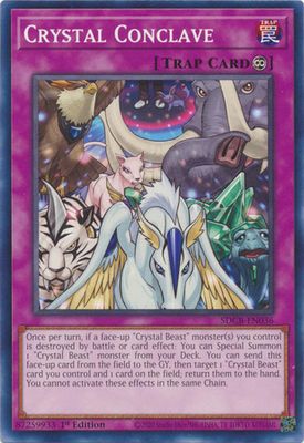 Crystal Conclave - SDCB-EN036 - Common 1st Edition Legend of the Crystal Beasts 1st Edition Singles