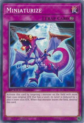 Miniaturize - SGX1-END20 - Common 1st Edition Speed Duel GX Duel Academy Box Singles