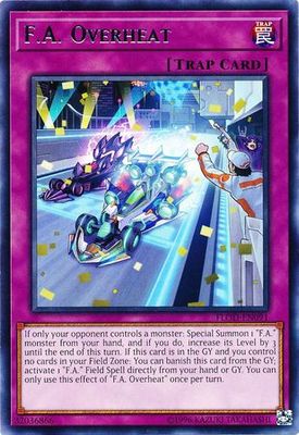F.A. Overheat - FLOD-EN091 - Rare Unlimited Flames of Destruction Unlimited Singles