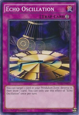 Echo Oscillation - SECE-EN079 - Common 1st Edition Secrets of Eternity (SECE) 1st Edition Singles