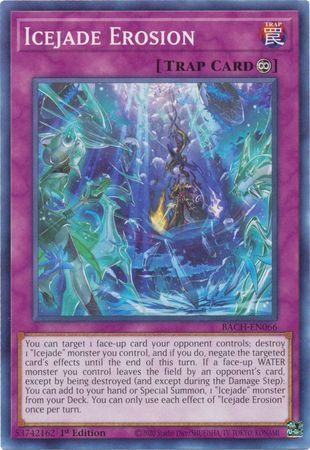 Icejade Erosion - BACH-EN066 - Common 1st Edition Battle of Chaos 1st Edition Singles (espanol)