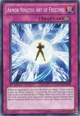 Armor Ninjitsu Art of Freezing - ORCS-EN068 - Common 1st Edition Order of Chaos 1st Edition Singles (espanol)