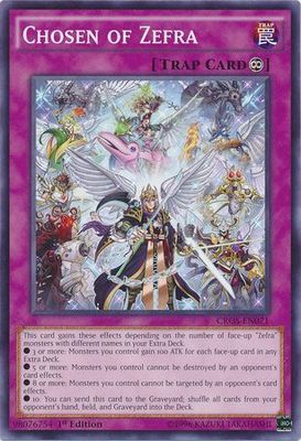 Chosen of Zefra - CROS-EN071 - Common 1st Edition Crossed Souls 1st Edition Singles