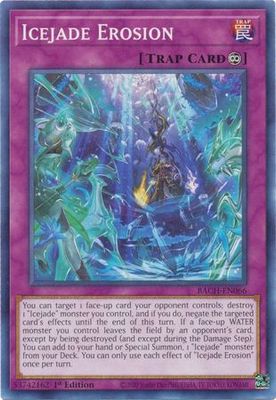 Icejade Erosion - BACH-EN066 - Common 1st Edition Battle of Chaos 1st Edition Singles (espanol)