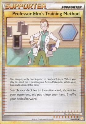Professor Elm&#39;s Training Method - 100/123 - Uncommon Heart Gold Soul Silver (Base Set) Singles