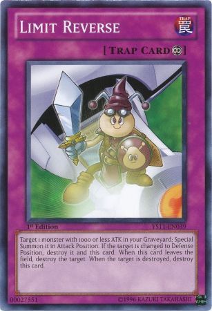 Limit Reverse - YS11-EN039 - Common 1st Edition Starter Deck: Dawn of the Xyz 1st Edition Singles