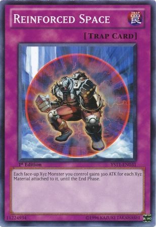 Reinforced Space - YS11-EN031 - Common 1st Edition Starter Deck: Dawn of the Xyz 1st Edition Singles