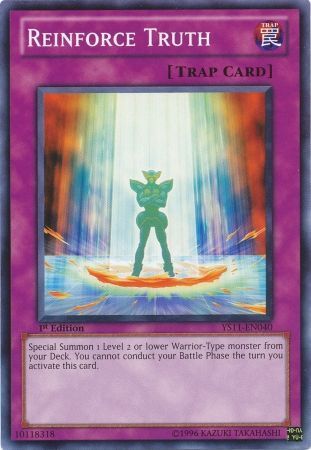 Reinforce Truth - YS11-EN040 - Common 1st Edition Starter Deck: Dawn of the Xyz 1st Edition Singles