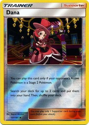 Dana - 137/181 - Uncommon Reverse Holo Sun &amp; Moon: Team Up Reverse Holo Singles