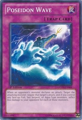 Poseidon Wave - GENF-EN064 - Common 1st Edition Generation Force 1st Edition Singles