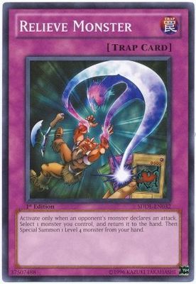 Relieve Monster - SDDL-EN032 - Common 1st Edition Structure Deck: Dragunity Legion [SDDL] 1st Edition Singles