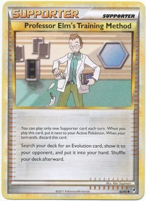 Professor Elm&#39;s Training Method - 82/95 - Uncommon Call of Legends Singles