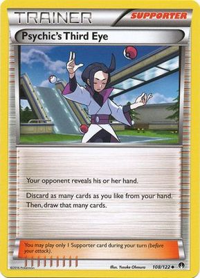 Psychic&#39;s Third Eye - 108/122 - Uncommon XY: Breakpoint Singles