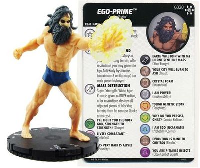 SH11 Ego-Prime #G020 Avengers Infinity Marvel Heroclix Marvel: Avengers Infinity Singles Sin Tarjeta