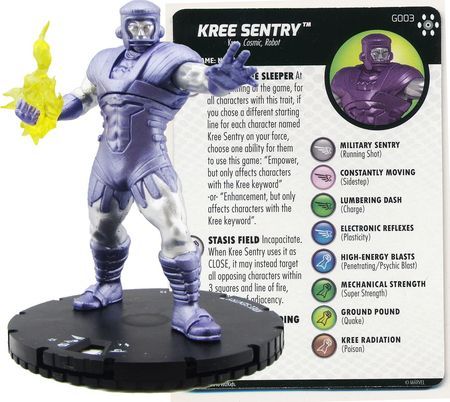 SH Kree Sentry #G003 Avengers Infinity Marvel Heroclix Marvel: Avengers Infinity Singles Sin Tarjeta