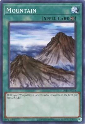 Mountain - LOB-EN048 - Common Unlimited (25th Reprint) Legend of Blue Eyes White Dragon 25th Anniversary (espanol)
