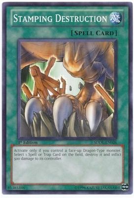 Stamping Destruction - SDDL-EN026 - Common 1st Edition Structure Deck: Dragunity Legion [SDDL] 1st Edition Singles