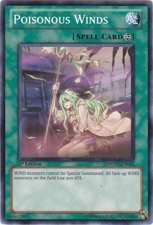 Poisonous Winds - PHSW-EN062 - Common 1st Edition Photon Shockwave 1st Edition Singles