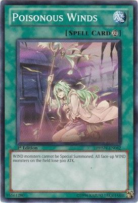 Poisonous Winds - PHSW-EN062 - Common 1st Edition Photon Shockwave 1st Edition Singles