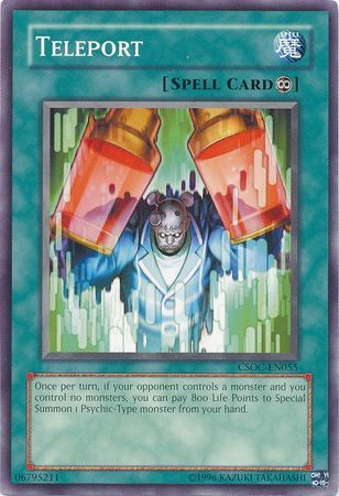 Teleport - CSOC-EN055 - Common Unlimited Crossroads of Chaos [CSOC] Unlimited Singles