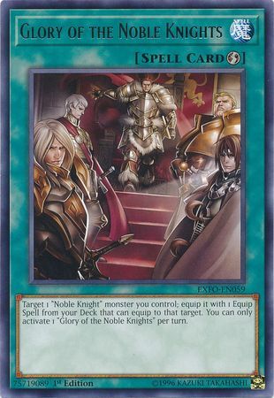 Glory of the Noble Knights - EXFO-EN059 - Rare 1st Edition Extreme Force [EXFO] 1st Edition Singles (espanol)