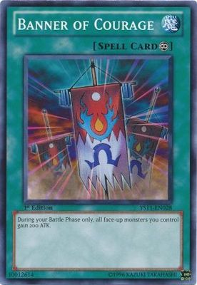 Banner of Courage - YS11-EN028 - Common 1st Edition Starter Deck: Dawn of the Xyz 1st Edition Singles