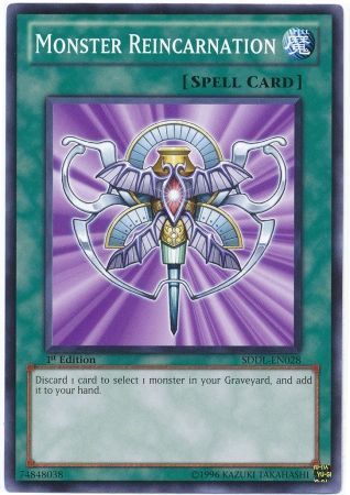 Monster Reincarnation - SDDL-EN028 - Common 1st Edition Structure Deck: Dragunity Legion [SDDL] 1st Edition Singles