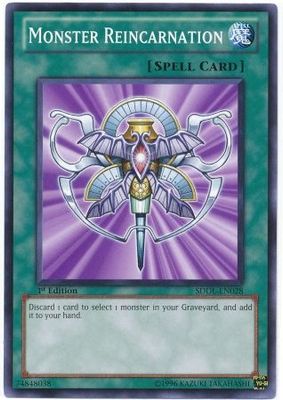 Monster Reincarnation - SDDL-EN028 - Common 1st Edition Structure Deck: Dragunity Legion [SDDL] 1st Edition Singles