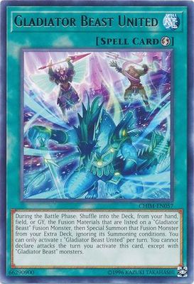 Gladiator Beast United - CHIM-EN057 - Rare Unlimited Chaos Impact Unlimited Singles