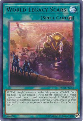 World Legacy Scars - EXFO-EN056 - Rare Unlimited Extreme Force [EXFO] Unlimited Singles