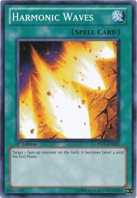 Harmonic Waves - YS11-EN022 - Common 1st Edition Starter Deck: Dawn of the Xyz 1st Edition Singles