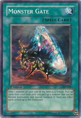 Monster Gate - AST-039 - Common 1st Edition Ancient Sanctuary [AST] 1st Edition Singles