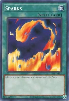 Sparks - LOB-EN055 - Common Unlimited (25th Reprint) Legend of Blue Eyes White Dragon 25th Anniversary (espanol)
