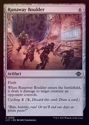 Runaway Boulder 0259 - Foil The Lost Caverns of Ixalan Foil Singles