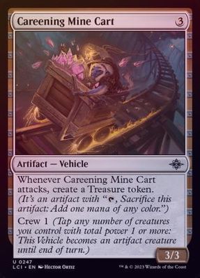 Careening Mine Cart 0247 - Foil The Lost Caverns of Ixalan Foil Singles