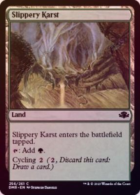 Slippery Karst 256/261 - Foil Dominaria Remastered Foil Singles